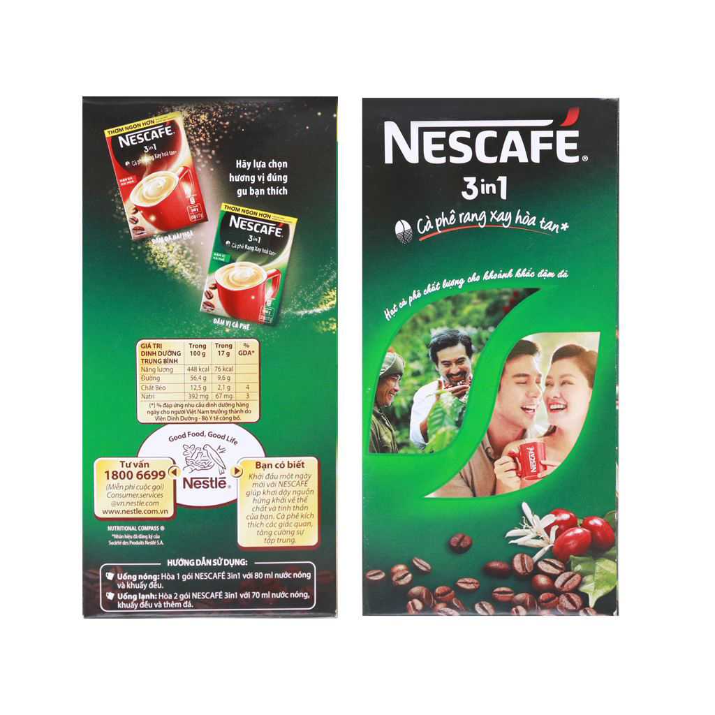 Nescafe 3In1 Instant Coffee 6 x 16g Sachets