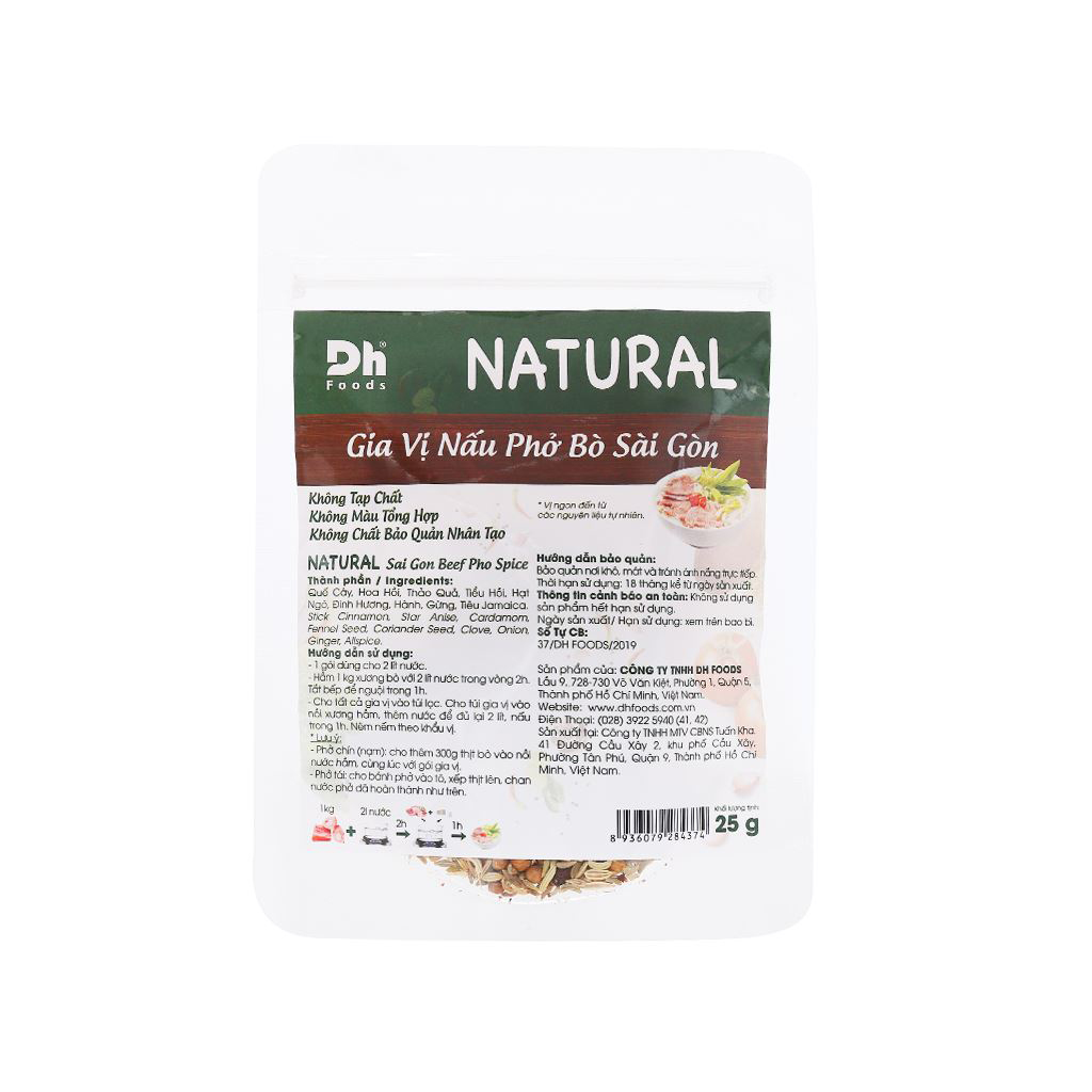 Dh Foods Pho Spice Packet, Beef pho soup seasoning