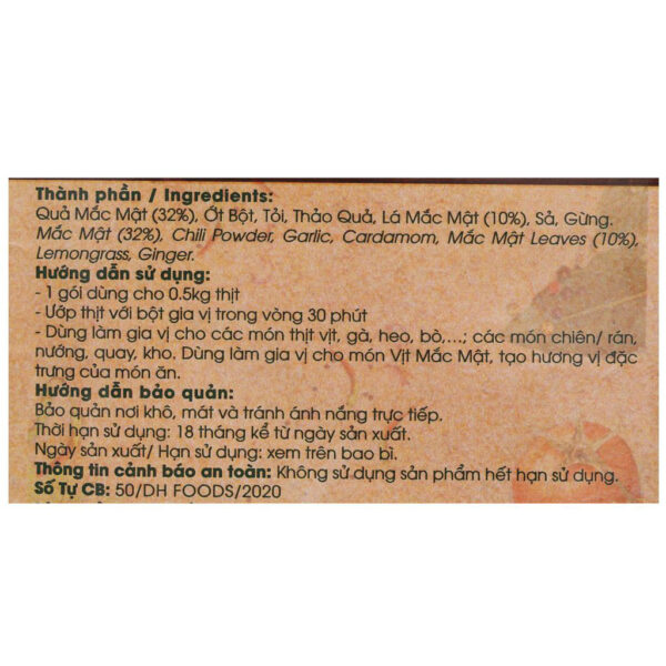 Natural "Mac Mat" Meat Marinade - Hình ảnh 4