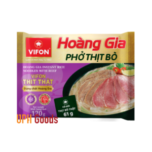 Hoang Gia instant rice noodles with beef