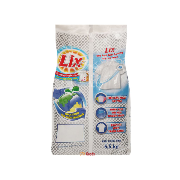 Lix Detergent Powder Extra - 5.5Kg - Hình ảnh 2