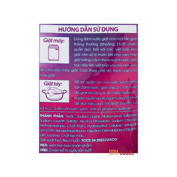 Lix Detergent Liquid (Flower)- 3.5Kg - Hình ảnh 3
