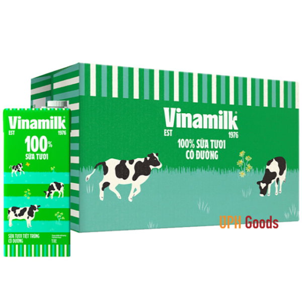 Vinamilk 100% Fresh Milk Box (Normal Sugar) 180ml - Hình ảnh 4