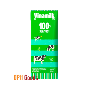 Vinamilk 100% Fresh Milk Box (Normal Sugar) 180ml
