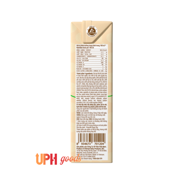 Vinamilk Nut Milk 180ml - Hình ảnh 3