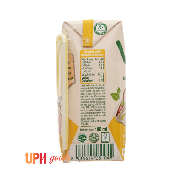 Yogurt Veyo Yuzu Orange Flavor 180ml - Hình ảnh 5