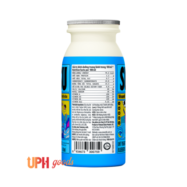 SuSu sterilized drinking yogurt –Blueberry and Banana flavor - Hình ảnh 3
