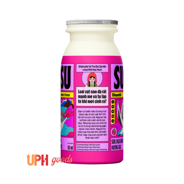 SuSu sterilized drinking yogurt - Strawberry flavor - Hình ảnh 4