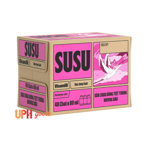 SuSu sterilized drinking yogurt - Strawberry flavor - Hình ảnh 6