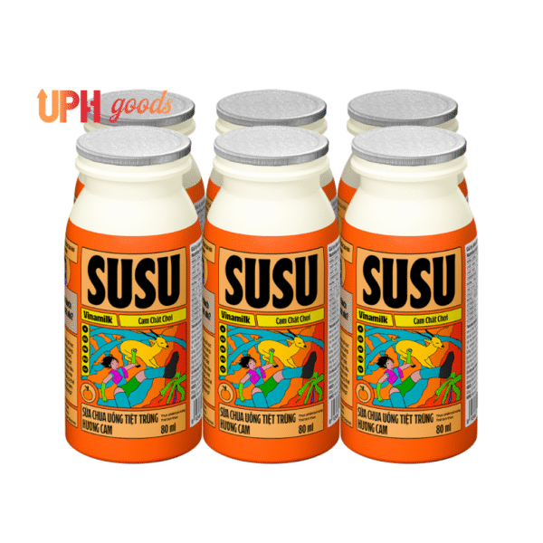 SuSu sterilized drinking yogurt - Orange flavor - Hình ảnh 5