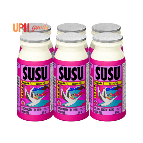 SuSu sterilized drinking yogurt - Strawberry flavor - Hình ảnh 5