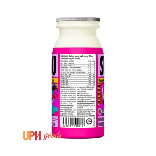 SuSu sterilized drinking yogurt - Strawberry flavor - Hình ảnh 3