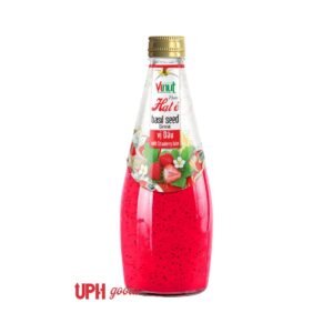Vinut Basil Seed Drink with Srawberry Juice